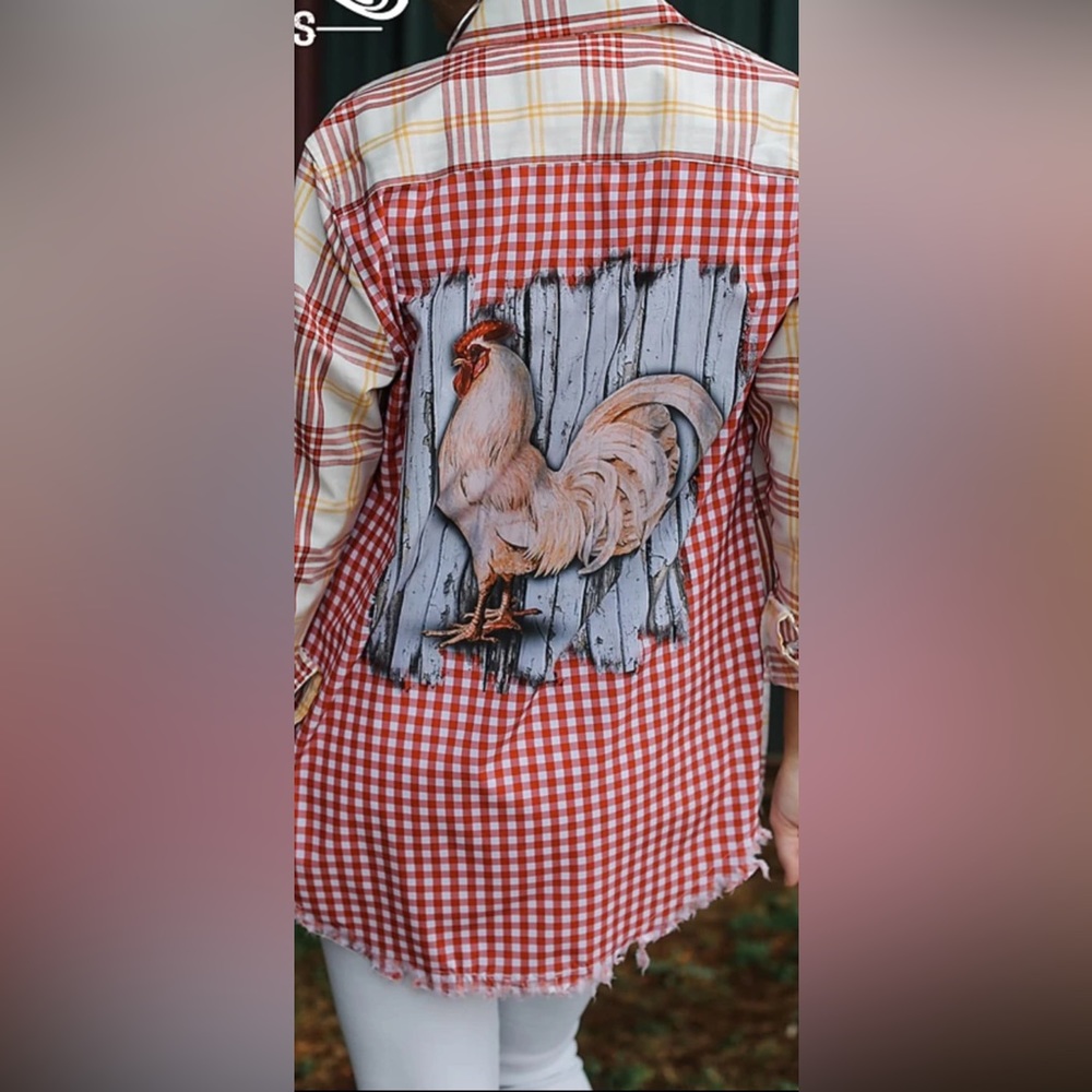 Rooster Red Plaid